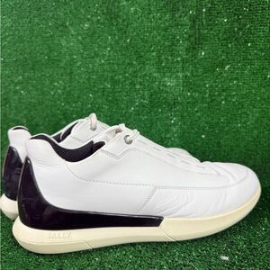 BALLY Switzerland White Leather Sneakers – Tagged Size US 8 (Fit Like 9–9.5)
